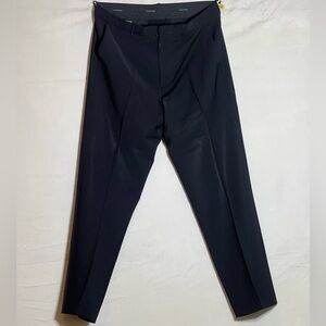 Calvin Klein Men's Modern Fit Dress Pants. Blue in color, size-W33xL30.